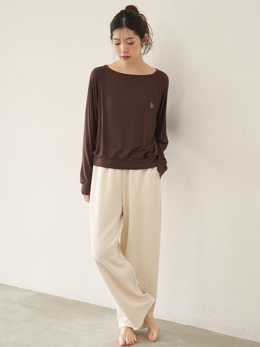 SNIDEL HOME「ワンポイントルーズカットソー」|ルームウェア|