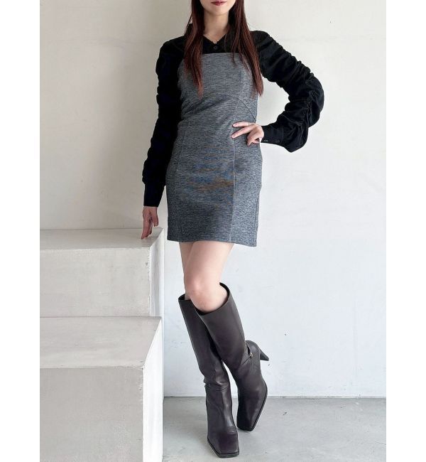 RESEXXY「ギャザーデザインチュニックシャツ」|シャツ・ブラウス|