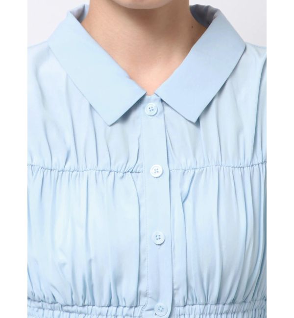 RESEXXY「ギャザーデザインチュニックシャツ」|シャツ・ブラウス|