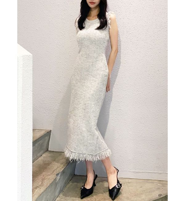 RESEXXY「フリンジニットワンピース【セットアップ着用可能】」|ワンピース|