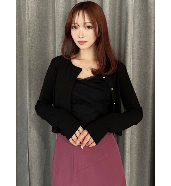 RESEXXY「チュールドッキングアンサンブルトップス」|Tシャツ・カットソー|