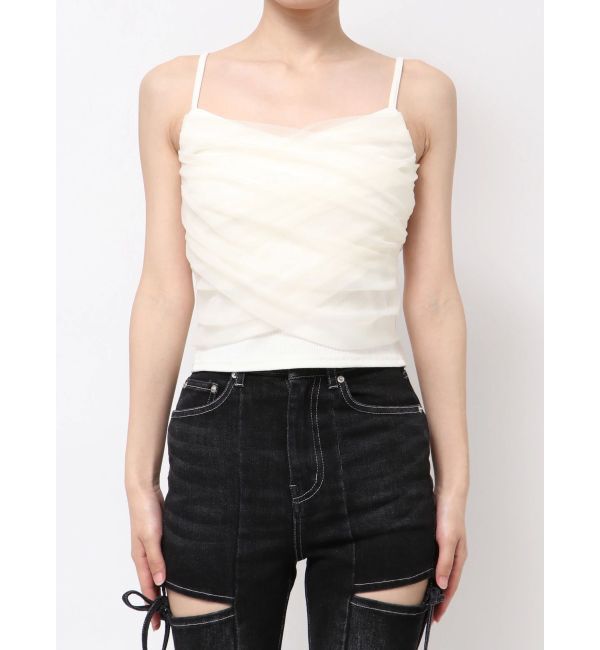 RESEXXY「チュールドッキングアンサンブルトップス」|Tシャツ・カットソー|