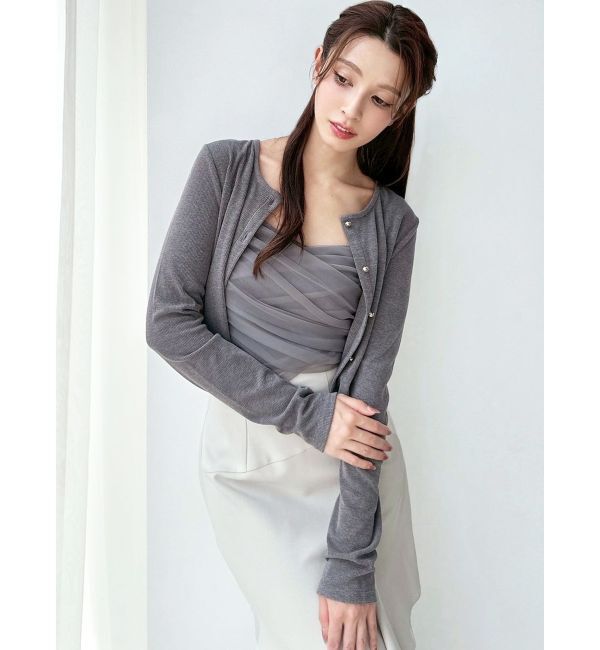 RESEXXY「チュールドッキングアンサンブルトップス」|Tシャツ・カットソー|