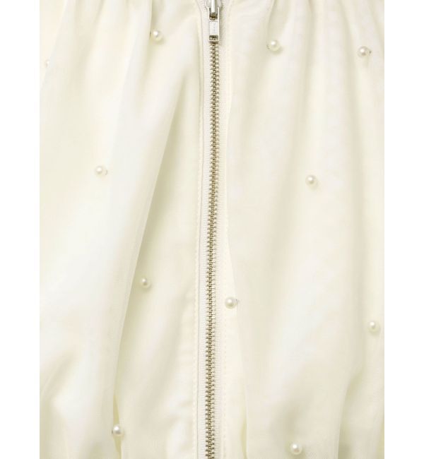 dazzlin「パールツキチュールブルゾン」|ブルゾン・スタジャン|