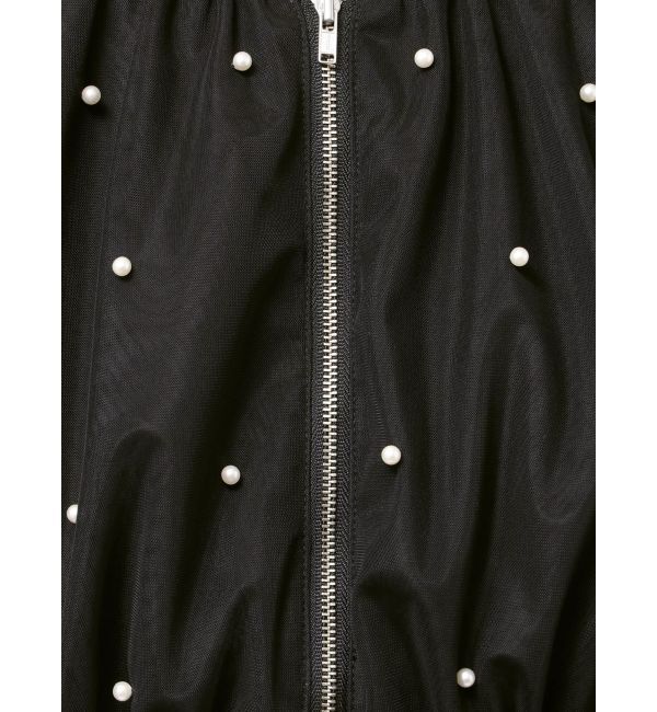 dazzlin「パールツキチュールブルゾン」|ブルゾン・スタジャン|