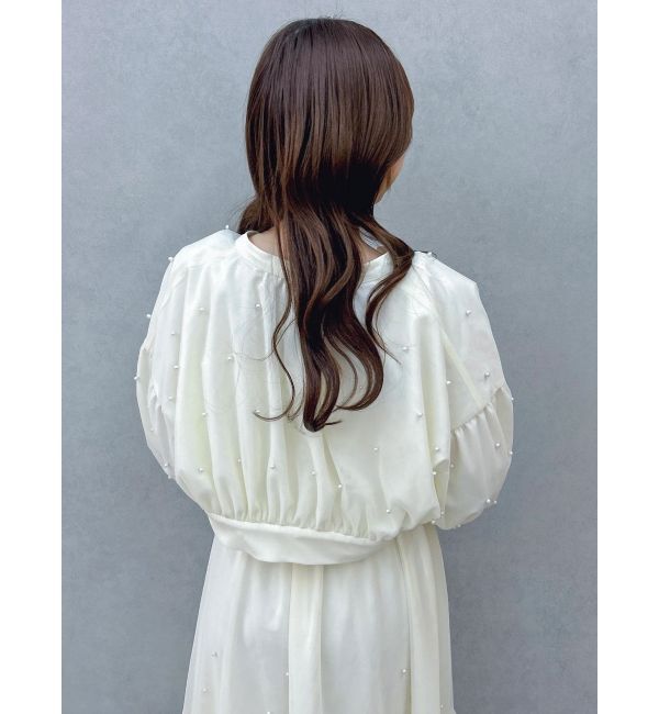 dazzlin「パールツキチュールブルゾン」|ブルゾン・スタジャン|