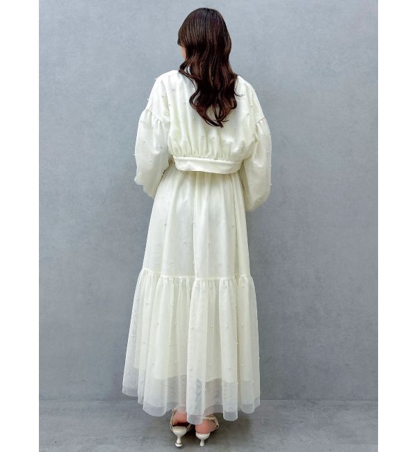 dazzlin「パールツキチュールブルゾン」|ブルゾン・スタジャン|