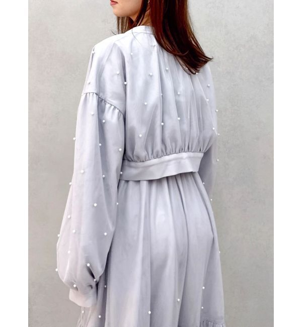 dazzlin「パールツキチュールブルゾン」|ブルゾン・スタジャン|