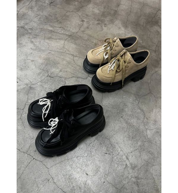 EMODA「タンクソールリボンローファー」|ローファー|