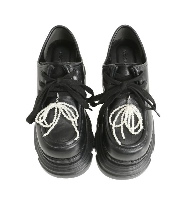 EMODA「タンクソールリボンローファー」|ローファー|