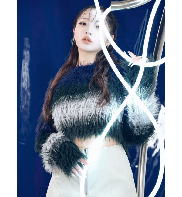 MURUA「シャギーボーダーニット」|ニット・セーター|