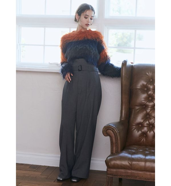 MURUA「シャギーボーダーニット」|ニット・セーター|