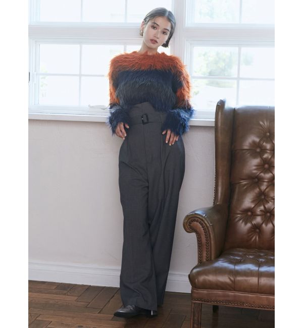 MURUA「シャギーボーダーニット」|ニット・セーター|