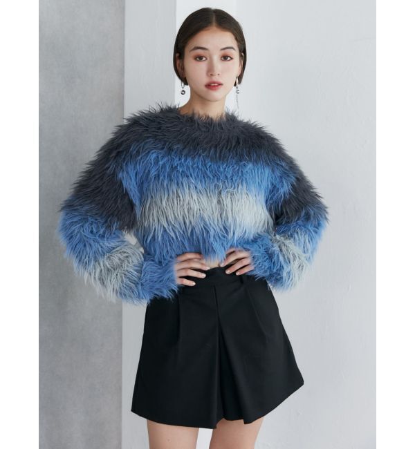 MURUA「シャギーボーダーニット」|ニット・セーター|