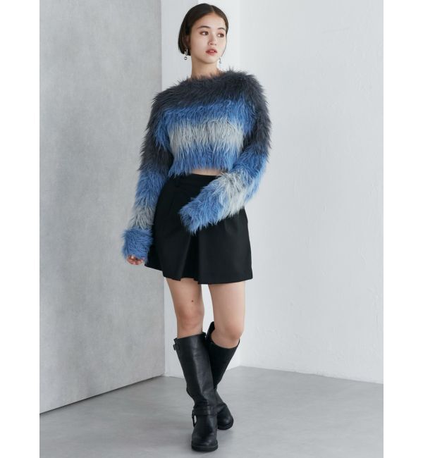 MURUA「シャギーボーダーニット」|ニット・セーター|