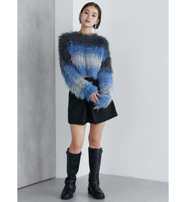 MURUA「シャギーボーダーニット」|ニット・セーター|