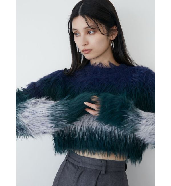 MURUA「シャギーボーダーニット」|ニット・セーター|