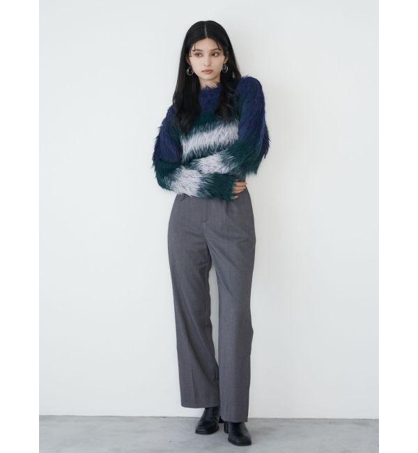 MURUA「シャギーボーダーニット」|ニット・セーター|