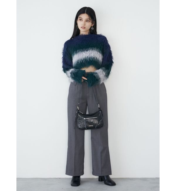 MURUA「シャギーボーダーニット」|ニット・セーター|