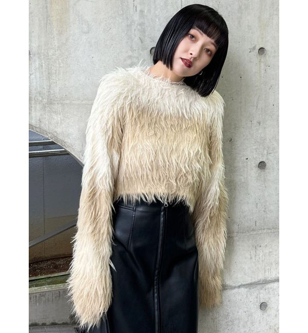 MURUA「シャギーボーダーニット」|ニット・セーター|