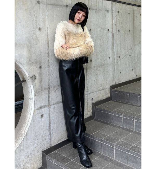 MURUA「シャギーボーダーニット」|ニット・セーター|