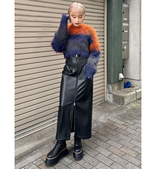 MURUA「シャギーボーダーニット」|ニット・セーター|