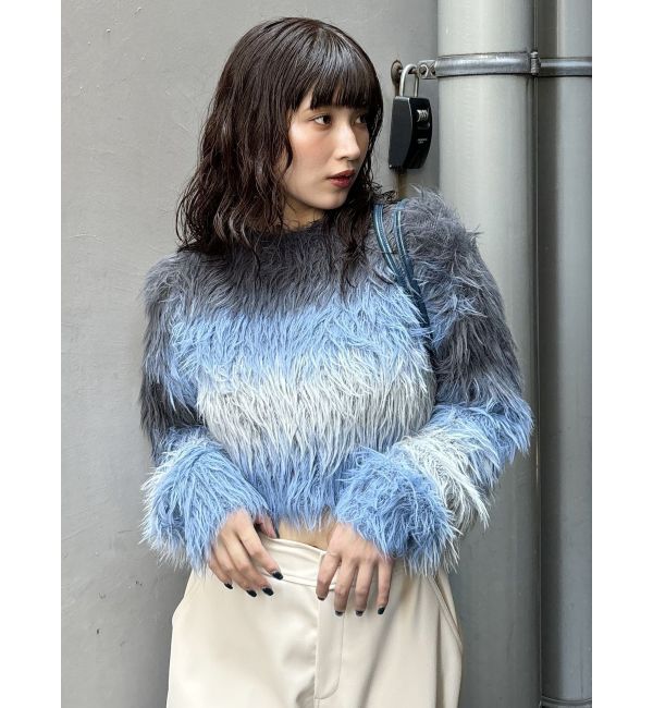 MURUA「シャギーボーダーニット」|ニット・セーター|