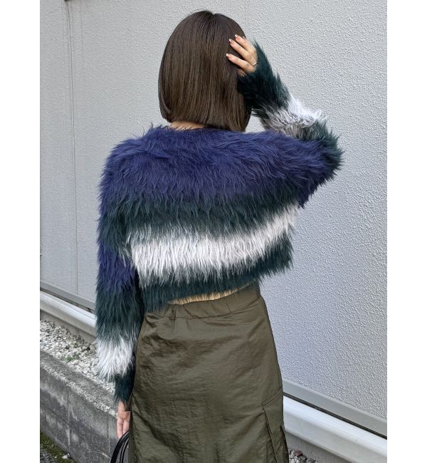 MURUA「シャギーボーダーニット」|ニット・セーター|