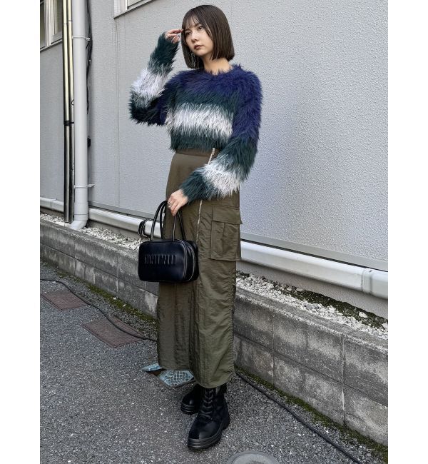 MURUA「シャギーボーダーニット」|ニット・セーター|