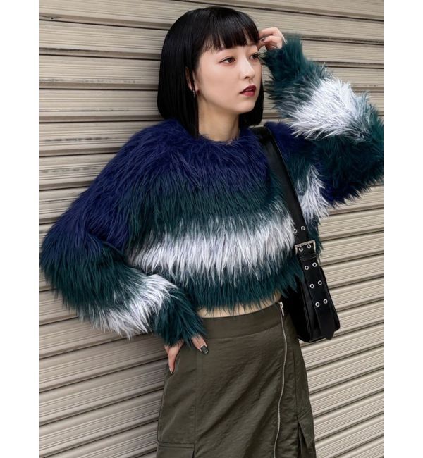 MURUA「シャギーボーダーニット」|ニット・セーター|