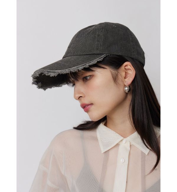 MURUA「カーブフリンジキャップ」|キャップ・キャスケット|