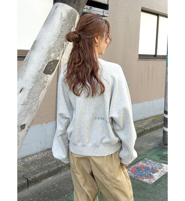 Ungrid「ランダムロゴヴィンテージスウェット」|スウェット・ジャージ|