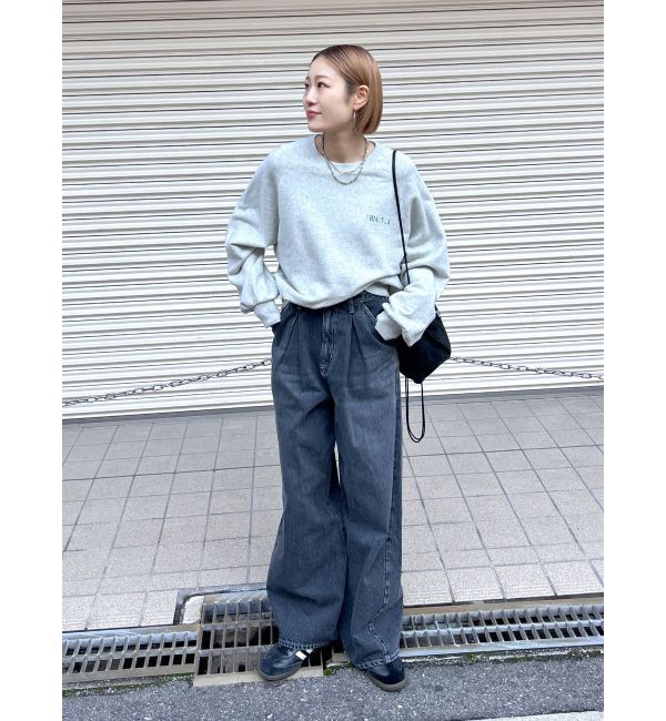 Ungrid「ランダムロゴヴィンテージスウェット」|スウェット・ジャージ|