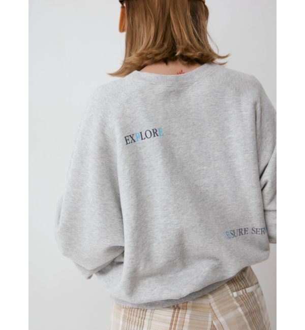 Ungrid「ランダムロゴヴィンテージスウェット」|スウェット・ジャージ|