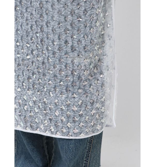 Ungrid「スパンコールチュールラップスカート」|スカート|