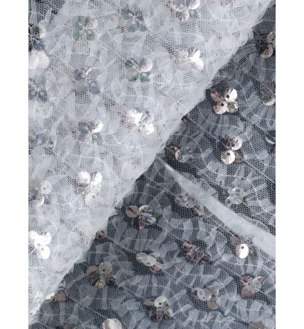 Ungrid「スパンコールチュールラップスカート」|スカート|