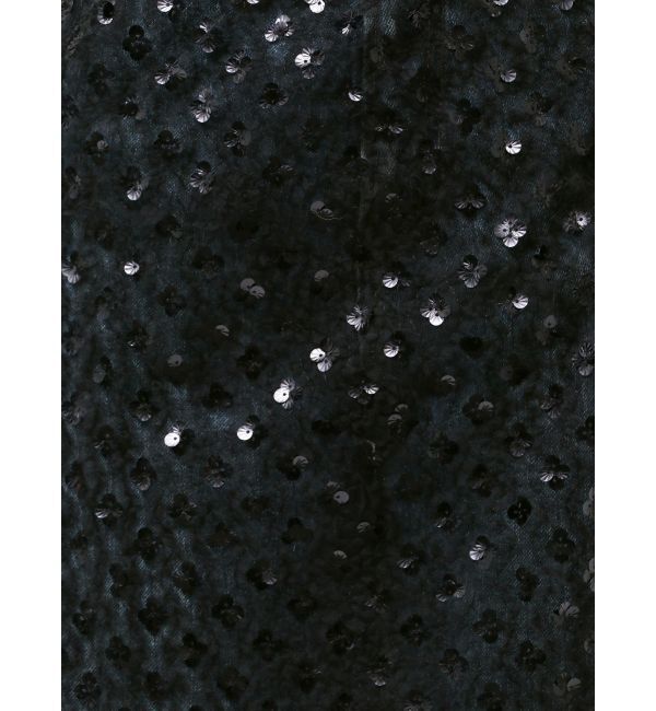 Ungrid「スパンコールチュールラップスカート」|スカート|