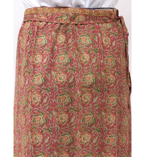 Ungrid「サラサ柄ラップスカート」|スカート|