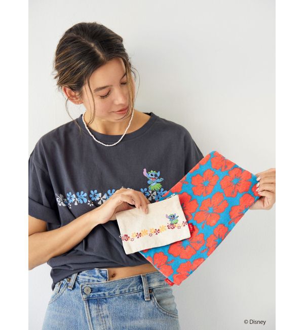 Ungrid「スティッチデザインプリントTee」|Tシャツ・カットソー|