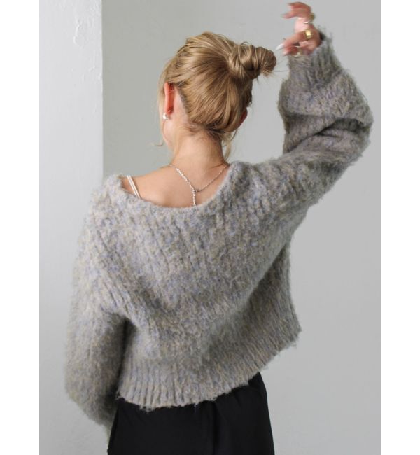 Ungrid「ダブルジップＶネックニットカーディガン」|カーディガン|