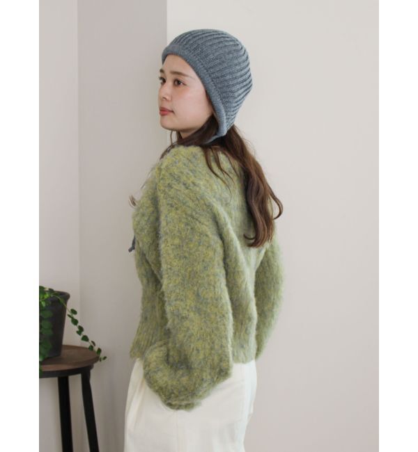 Ungrid「ダブルジップＶネックニットカーディガン」|カーディガン|