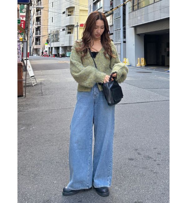 Ungrid「ダブルジップＶネックニットカーディガン」|カーディガン|