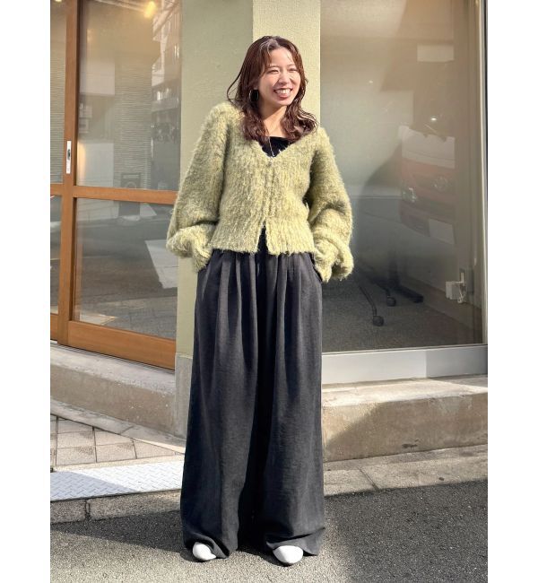 Ungrid「ダブルジップＶネックニットカーディガン」|カーディガン|