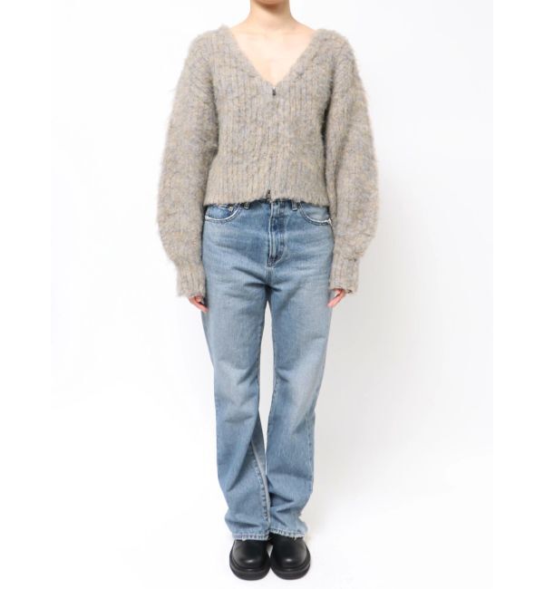 Ungrid「ダブルジップＶネックニットカーディガン」|カーディガン|