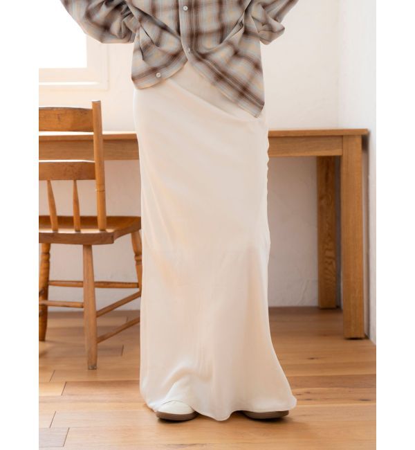 Ungrid「サテンフレアスカート」|スカート|