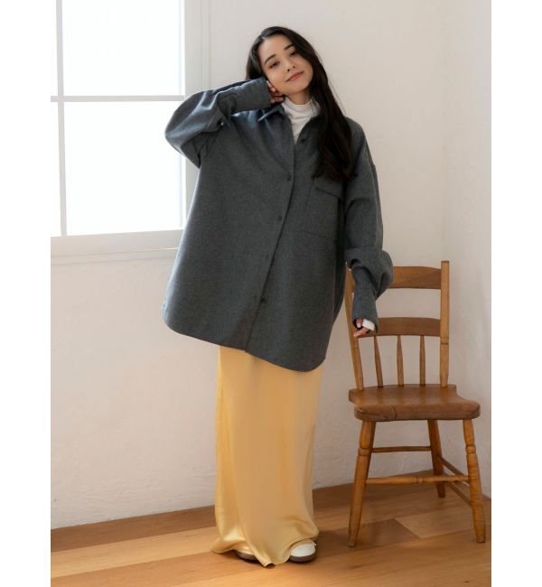 Ungrid「サテンフレアスカート」|スカート|