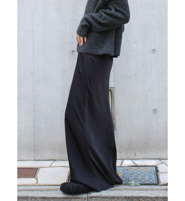 Ungrid「サテンフレアスカート」|スカート|