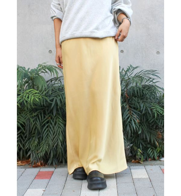 Ungrid「サテンフレアスカート」|スカート|