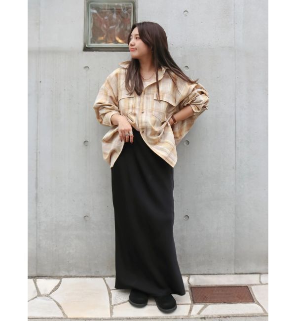 Ungrid「サテンフレアスカート」|スカート|