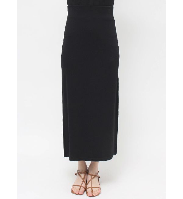 LAGUNAMOON「ハイツイストニットマキシスカート」|スカート|